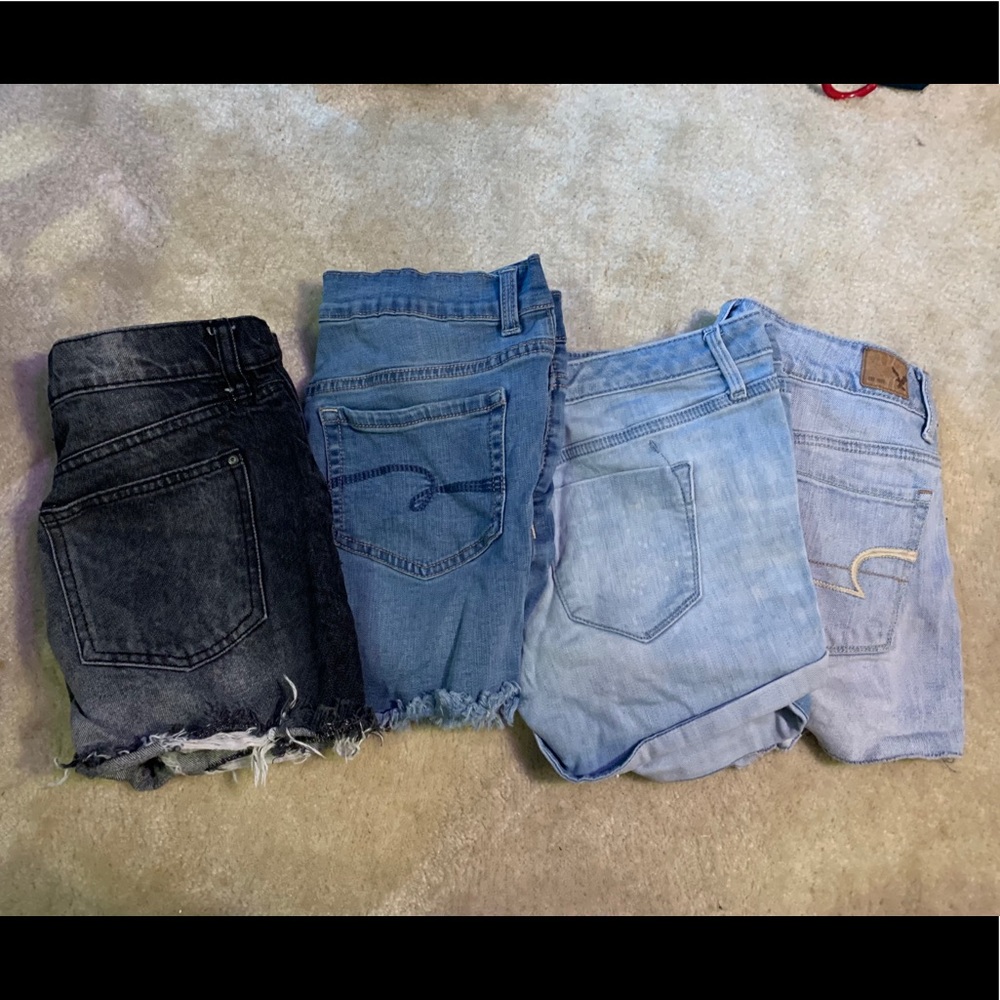 Lot of 4 Jean Shorts